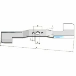 AL-KO 521208 - Lame Droite Pour Tondeuse Autoportée ALKO Coupe 102cm 5 AL-KO 521208 - Lame Droite Pour Tondeuse Autoportée ALKO Coupe 102cm -ZILMET Soldes Magasin 10402369 2